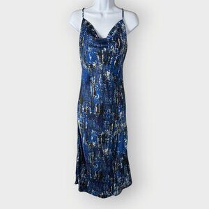 NEW Forever 21 Midi Slip Dress | M | Cowl Neck | Wedding Guest Date Night Y2K